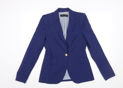 Womens UK Size XS Zara Regular Blue Blazer