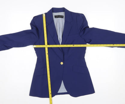 Womens UK Size XS Zara Regular Blue Blazer