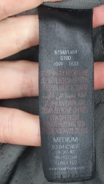 Mens UK Size M F.F.P. Black Military Jacket