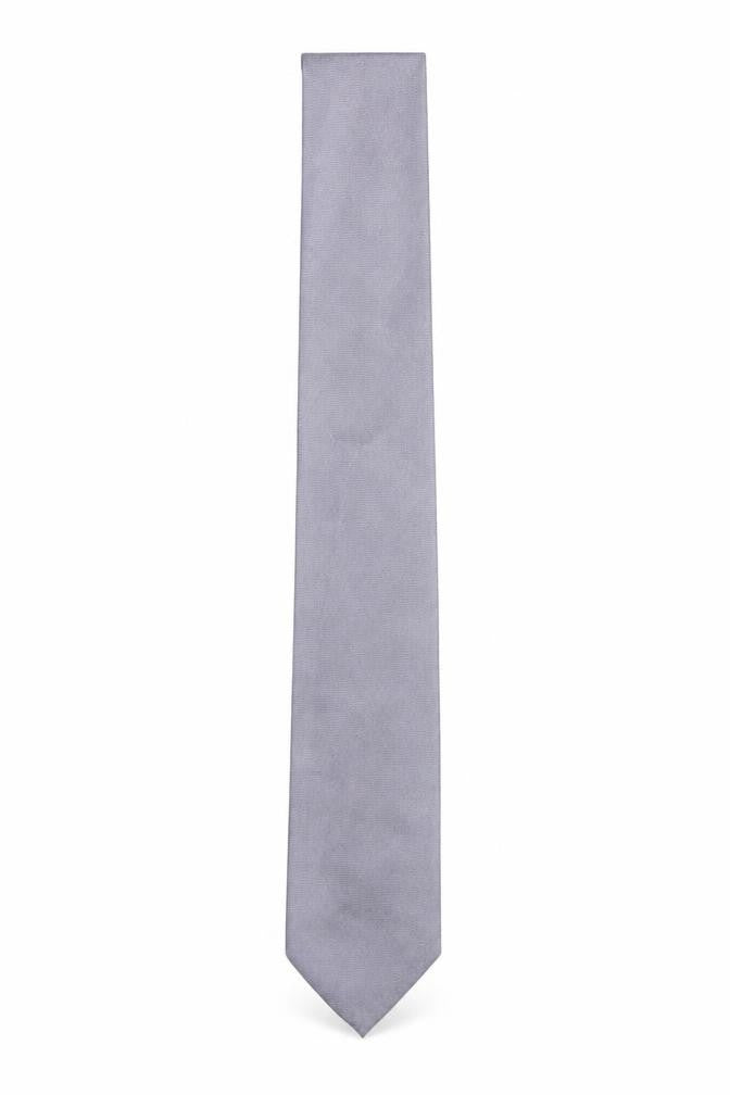 Mens Soprano Grey  100% Silk Slim Tie