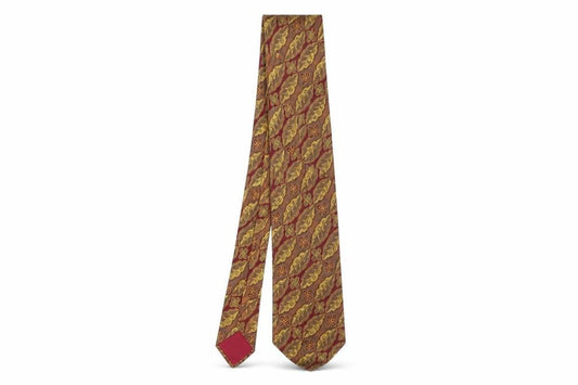 Mens Greatwall Multicoloured Paisley 100% Silk Designer Tie