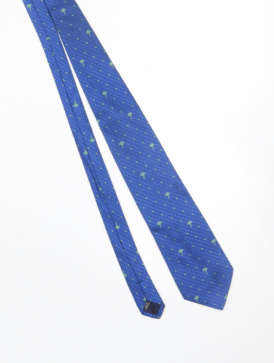 Mens JOOP! Blue Geometric 100% Silk Designer Tie