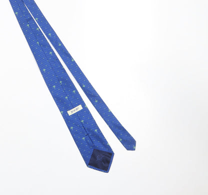 Mens JOOP! Blue Geometric 100% Silk Designer Tie