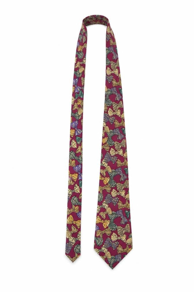 Mens Gibson Price Multicoloured Floral 100% Silk Designer Tie
