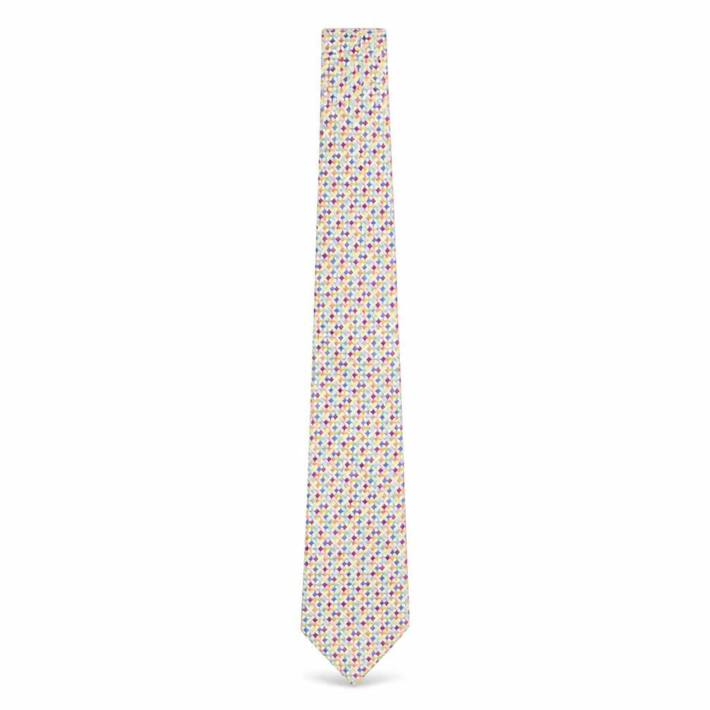 Charles Tyrwhitt Men's Multicoloured Slim Silk Tie Made in England