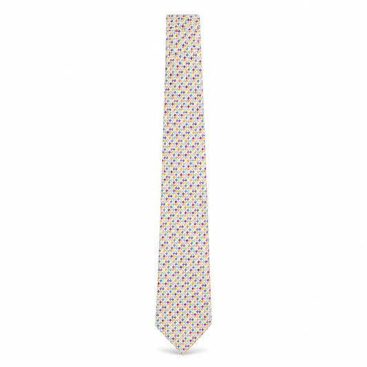 Charles Tyrwhitt Men's Multicoloured Slim Silk Tie Made in England