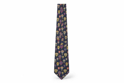 Mens James Meade Blue Animal Print 100% Silk Designer Tie