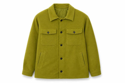 Mens UK Size S Reclaimed Vintage Green Basic Jacket