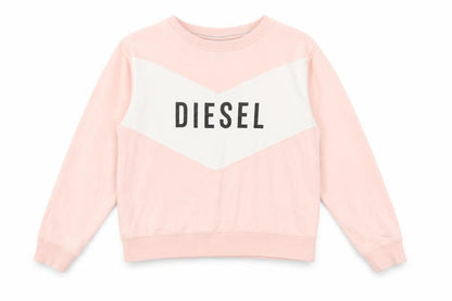 Womens UK Size M Diesel Pink Pullover Sweatshirt