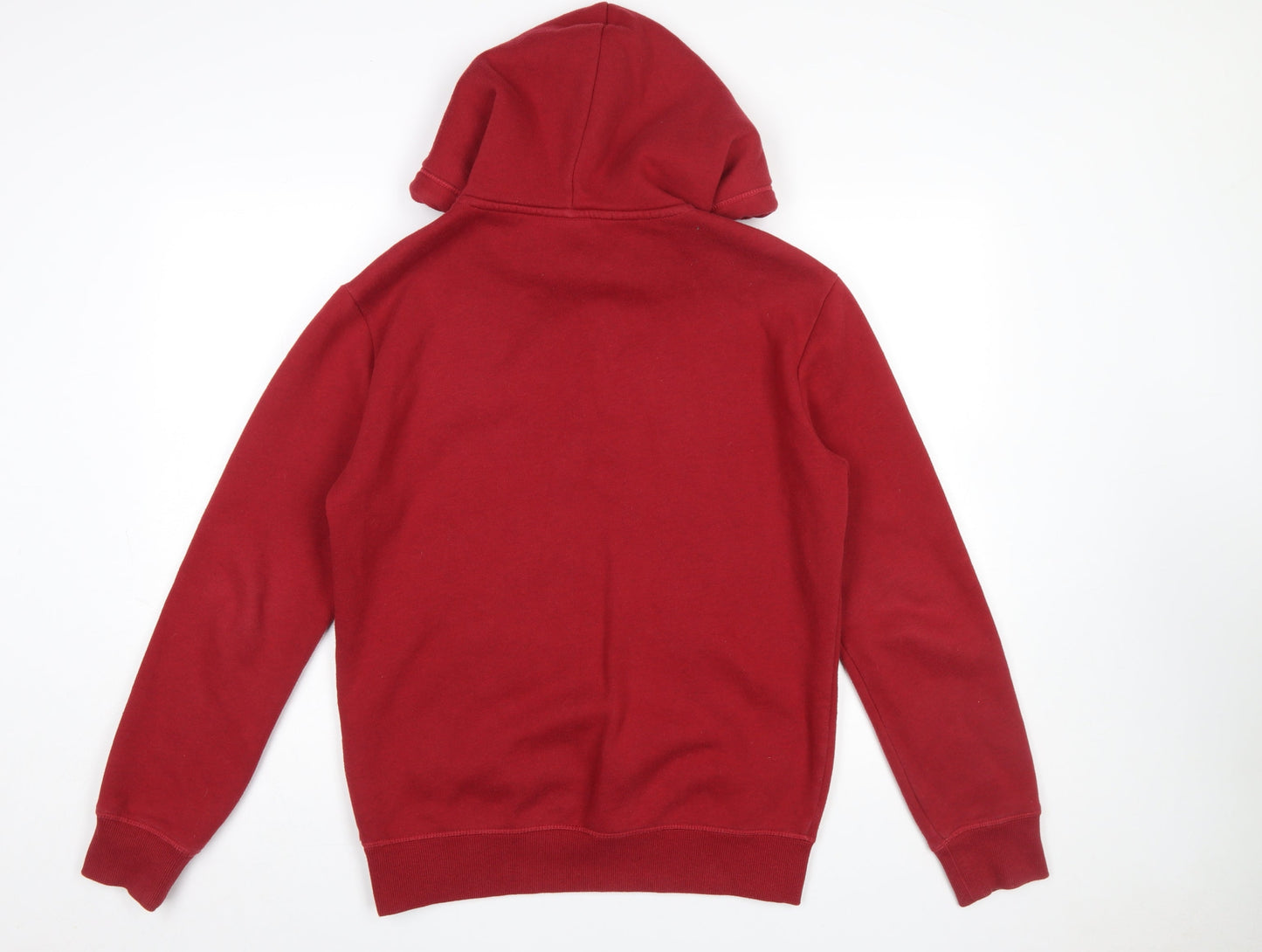 Mens UK Size S Superdry Red Pullover Hoodie