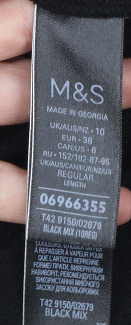 Womens UK Size 10 Marks and Spencer Fit & Flare Dress
