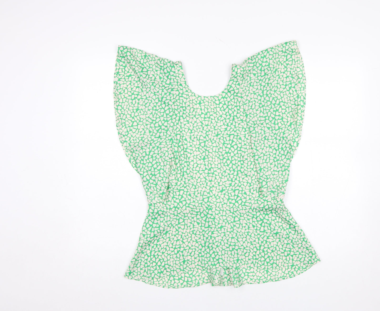 Womens UK Size 12 River Island Green Camisole Blouse