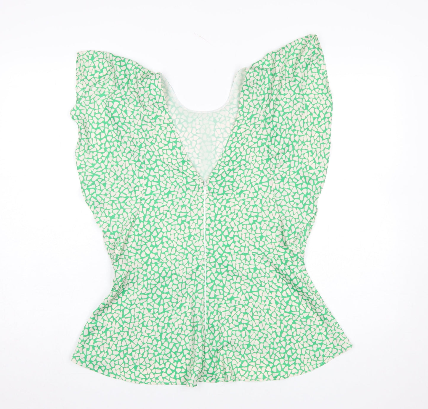 Womens UK Size 12 River Island Green Camisole Blouse