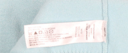Womens UK Size 12 Maine New England Blue Pullover Jumper