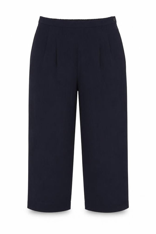 Womens UK Size 14 Windsmoor Regular Fit Cropped Blue Trousers
