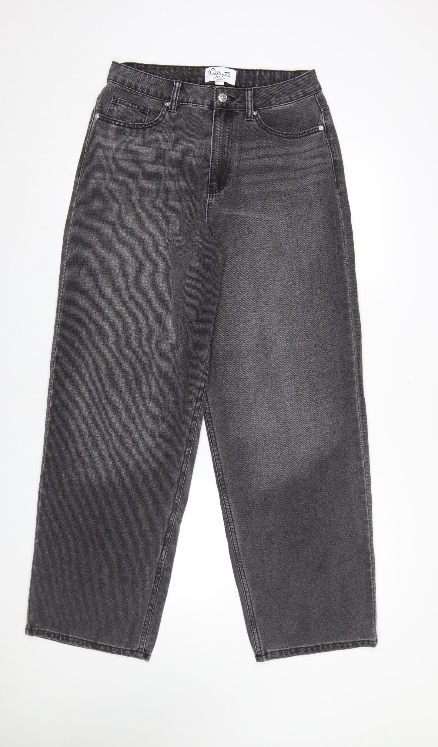 Womens UK Size 10 Miss S Regular Fit Straight Grey Jeans
