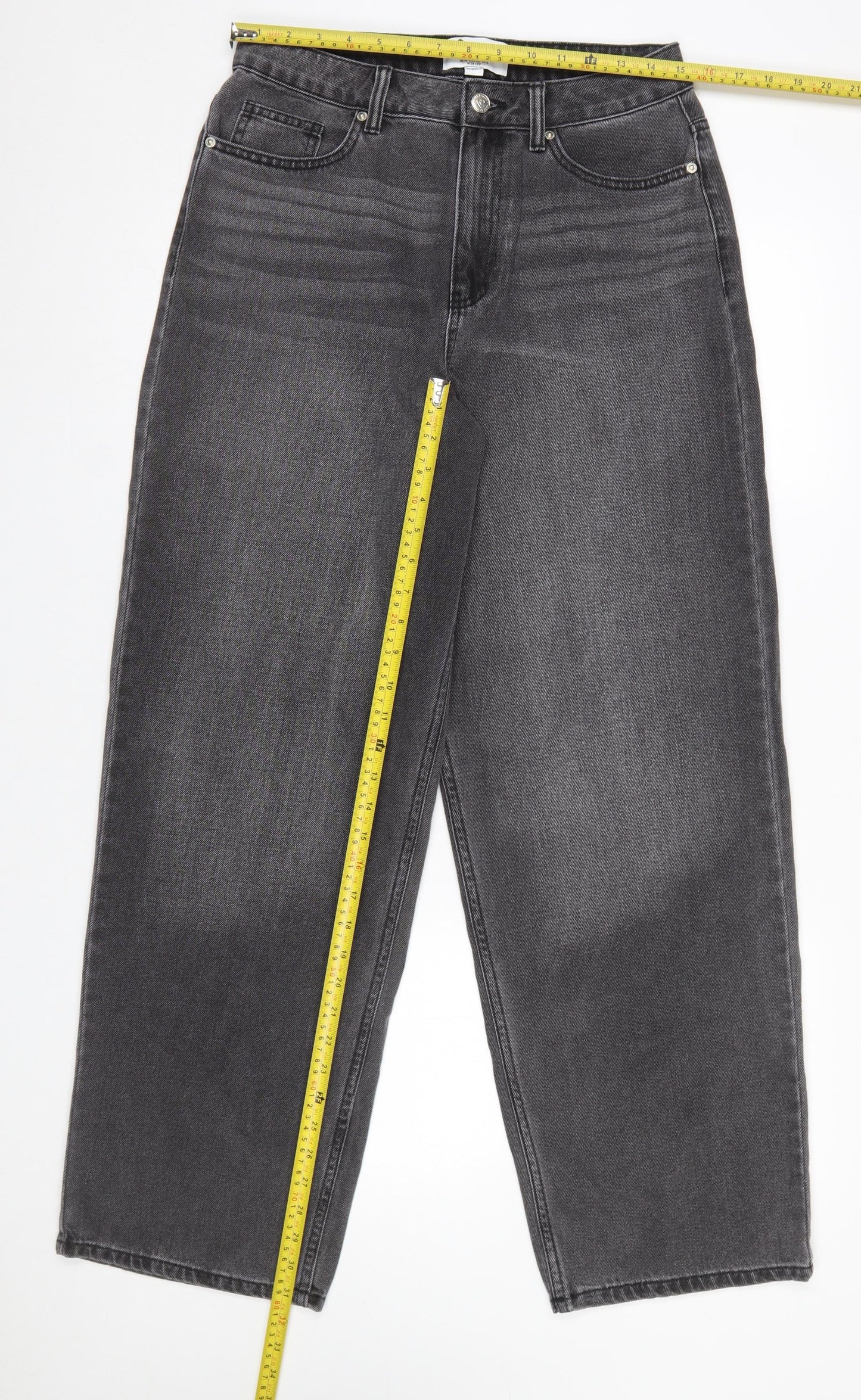 Womens UK Size 10 Miss S Regular Fit Straight Grey Jeans