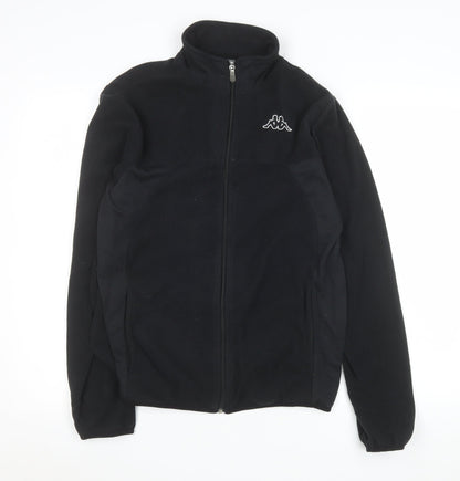 Mens UK Size M Kappa Black Basic Jacket