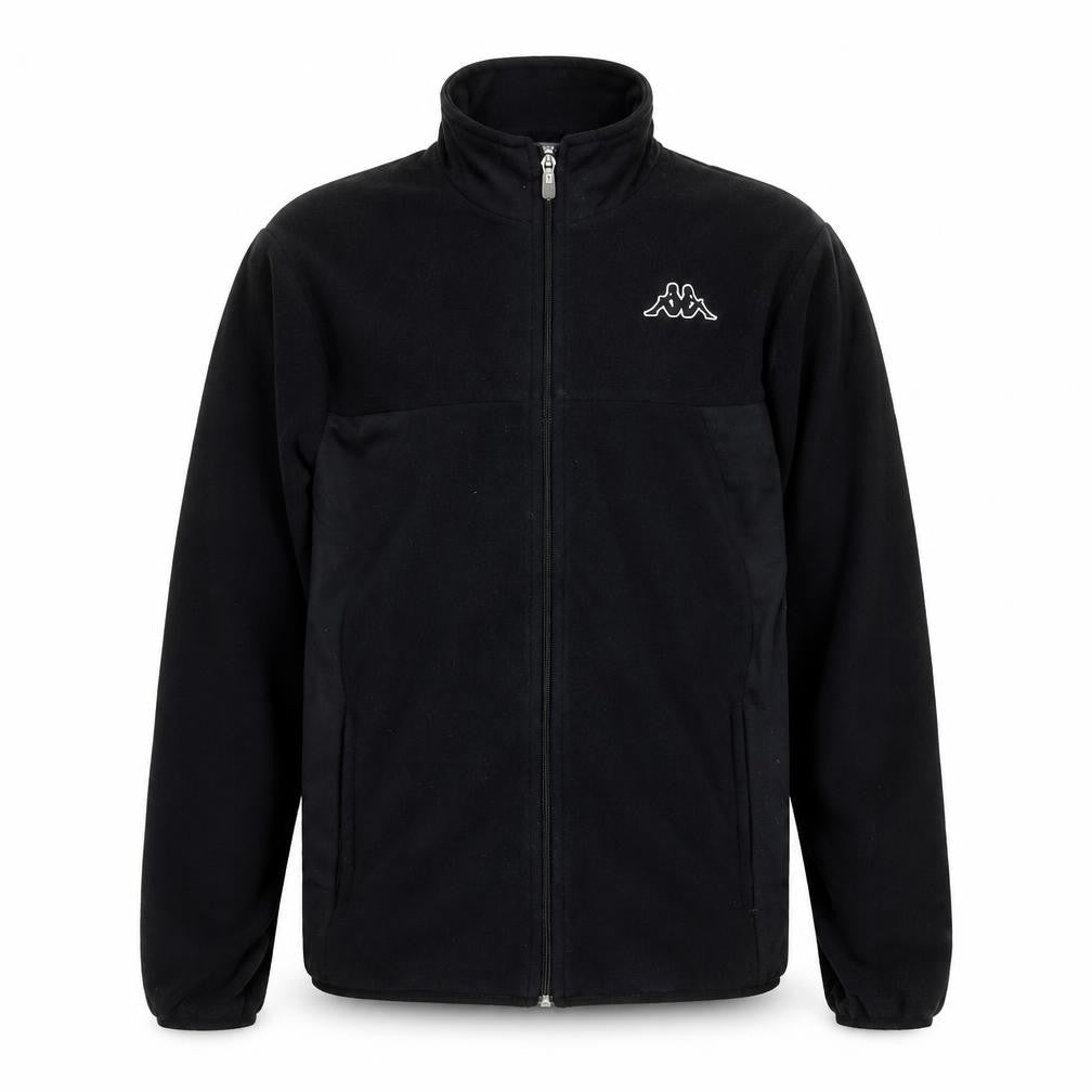 Mens UK Size M Kappa Black Basic Jacket