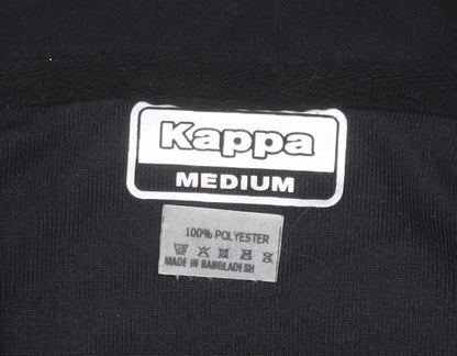 Mens UK Size M Kappa Black Basic Jacket