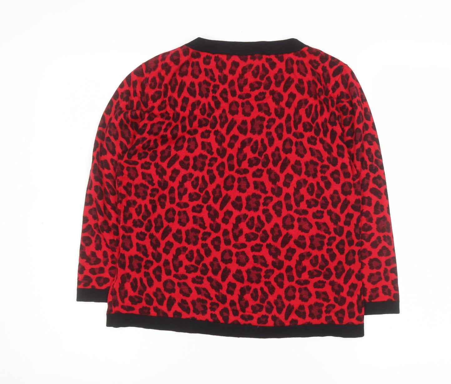 Womens UK Size M Precis Red Pullover Sweatshirt