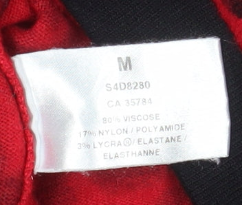 Womens UK Size M Precis Red Pullover Sweatshirt