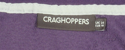 Womens UK Size 14 Craghoppers Purple Pullover Sweatshirt