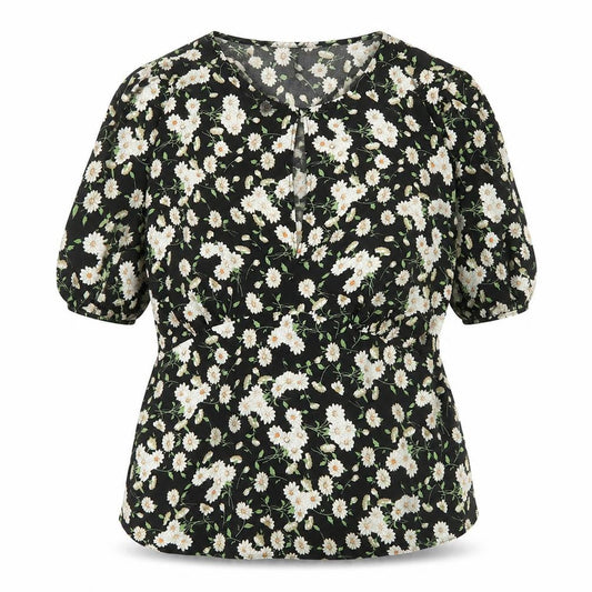 Womens UK Size 14 Miss Selfridge Black Tunic Blouse