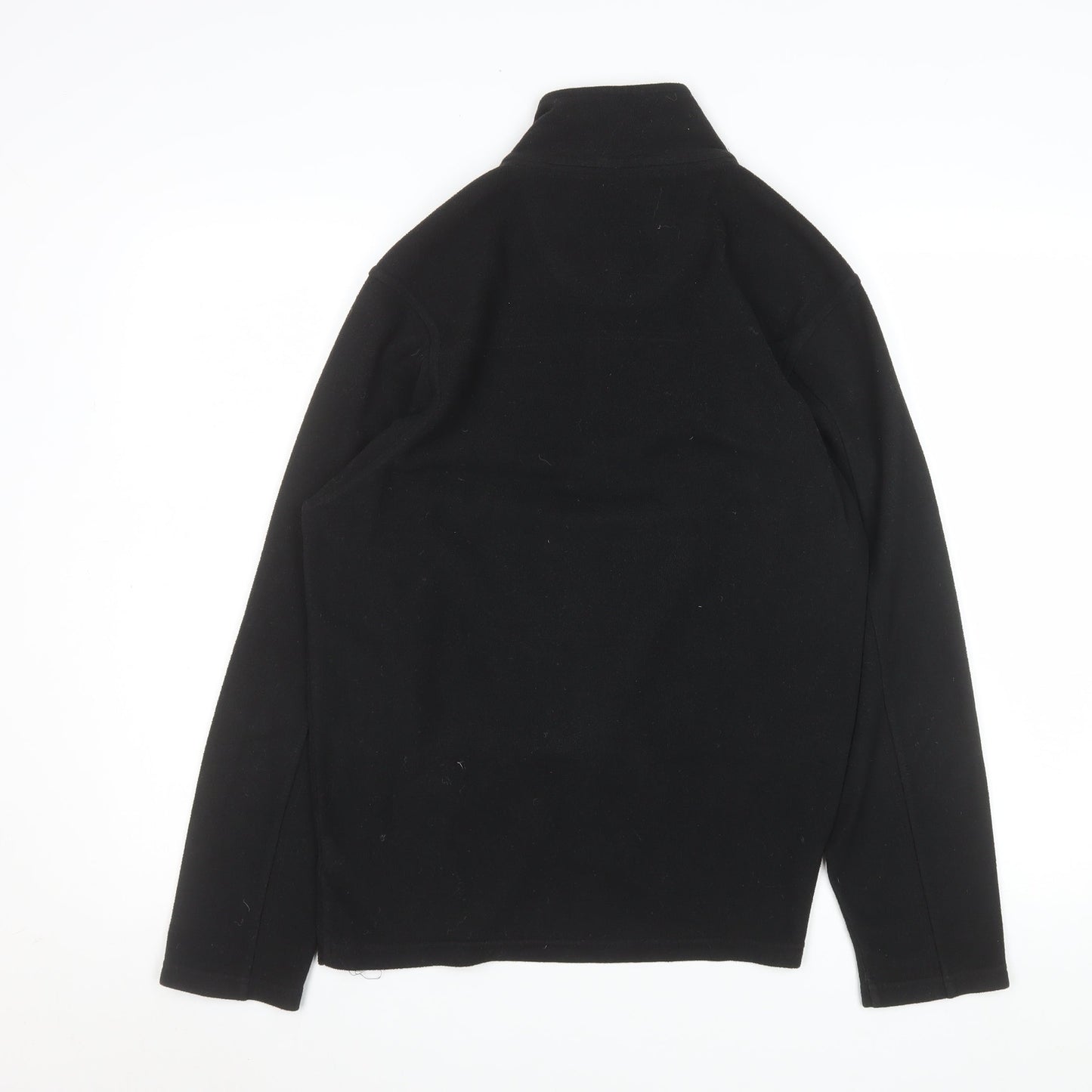 Mens UK Size M Marks and Spencer Black Pullover Sweatshirt