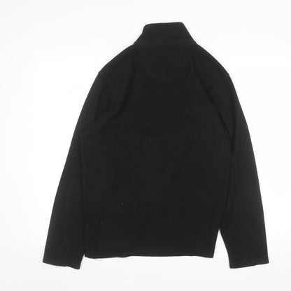 Mens UK Size M Marks and Spencer Black Pullover Sweatshirt