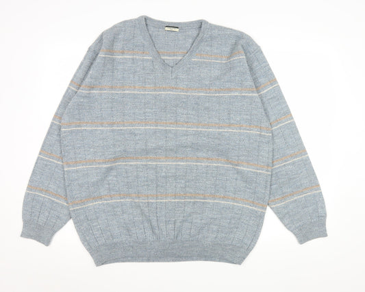 Mens UK Size L Dunnes Stores Grey Pullover Jumper