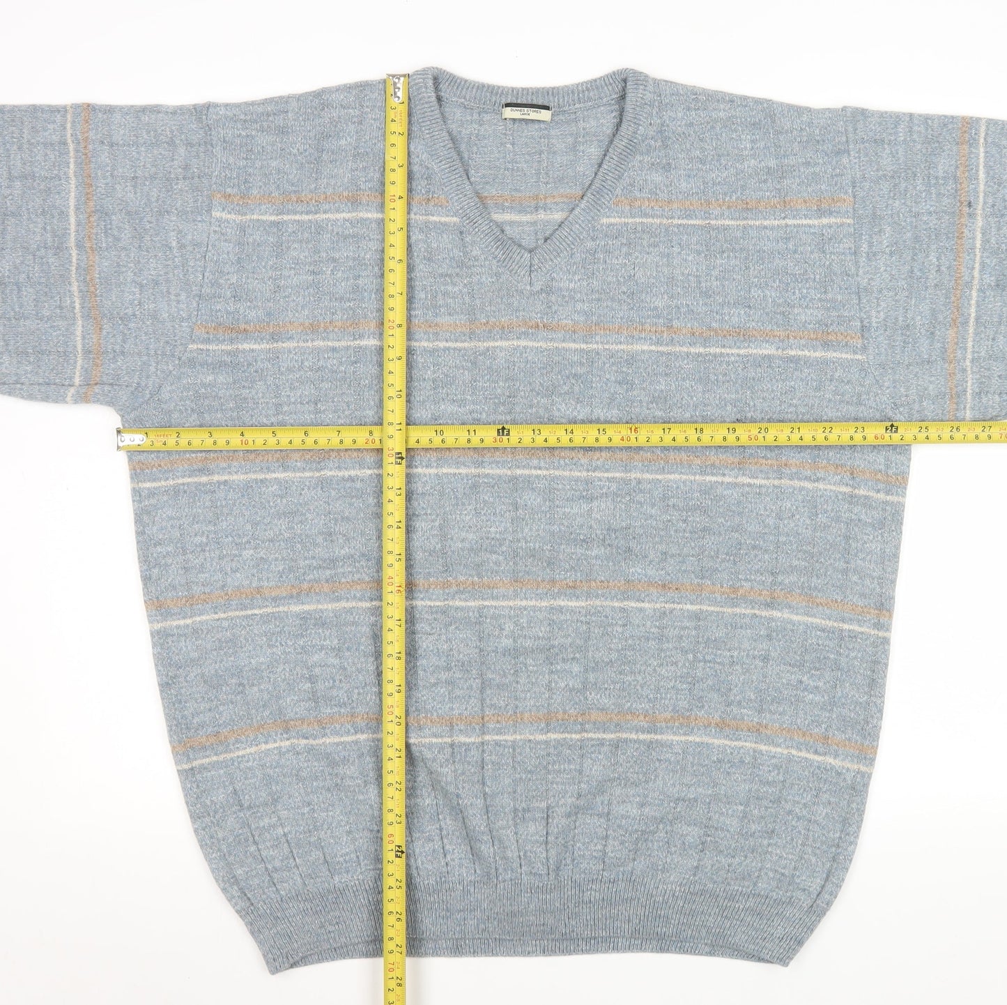 Mens UK Size L Dunnes Stores Grey Pullover Jumper