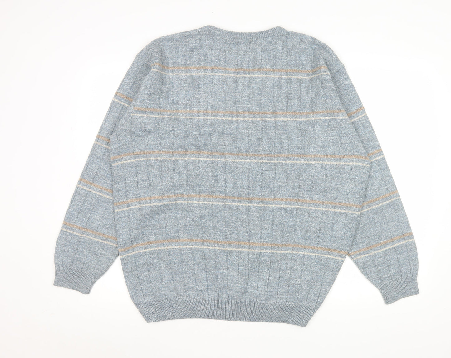 Mens UK Size L Dunnes Stores Grey Pullover Jumper