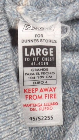 Mens UK Size L Dunnes Stores Grey Pullover Jumper