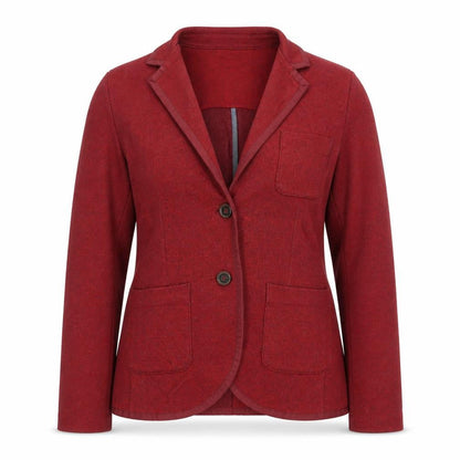 Womens UK Size 12 Lands' End Regular Red Blazer