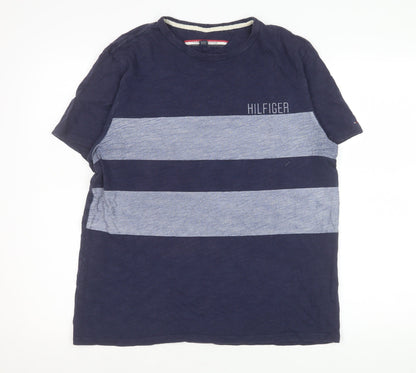 Mens UK Size M Tommy Hilfiger Blue  T-Shirt