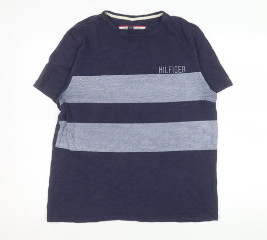 Mens UK Size M Tommy Hilfiger Blue  T-Shirt