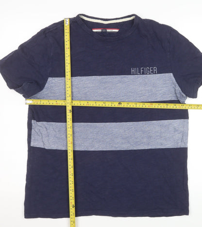 Mens UK Size M Tommy Hilfiger Blue  T-Shirt