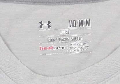 Mens UK Size M Under armour Grey  T-Shirt