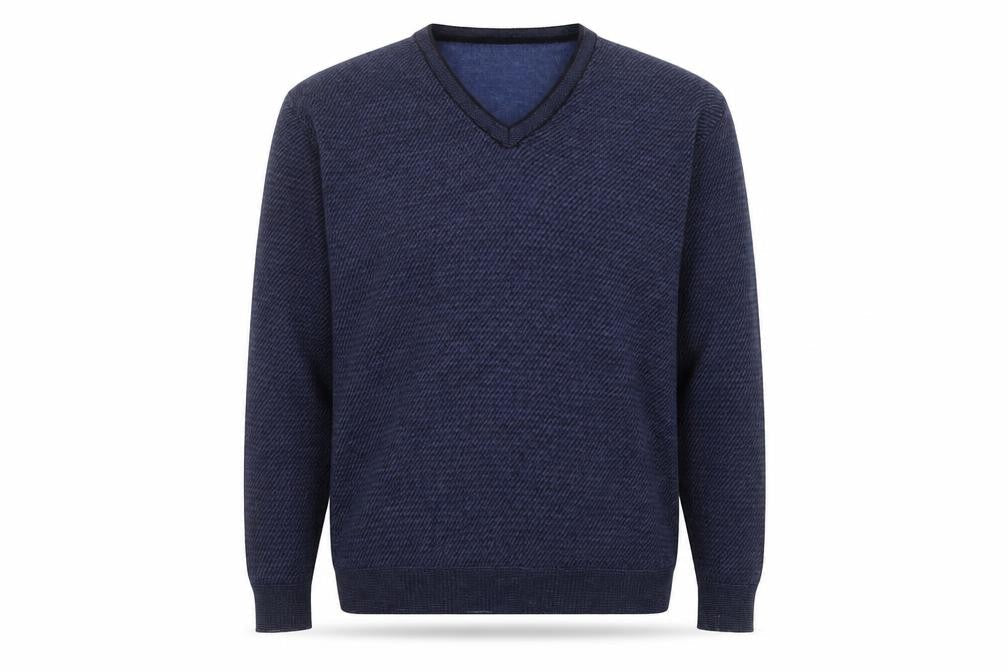 Mens UK Size L Kellerman Blue Pullover Jumper
