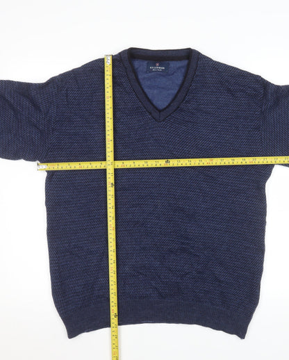 Mens UK Size L Kellerman Blue Pullover Jumper