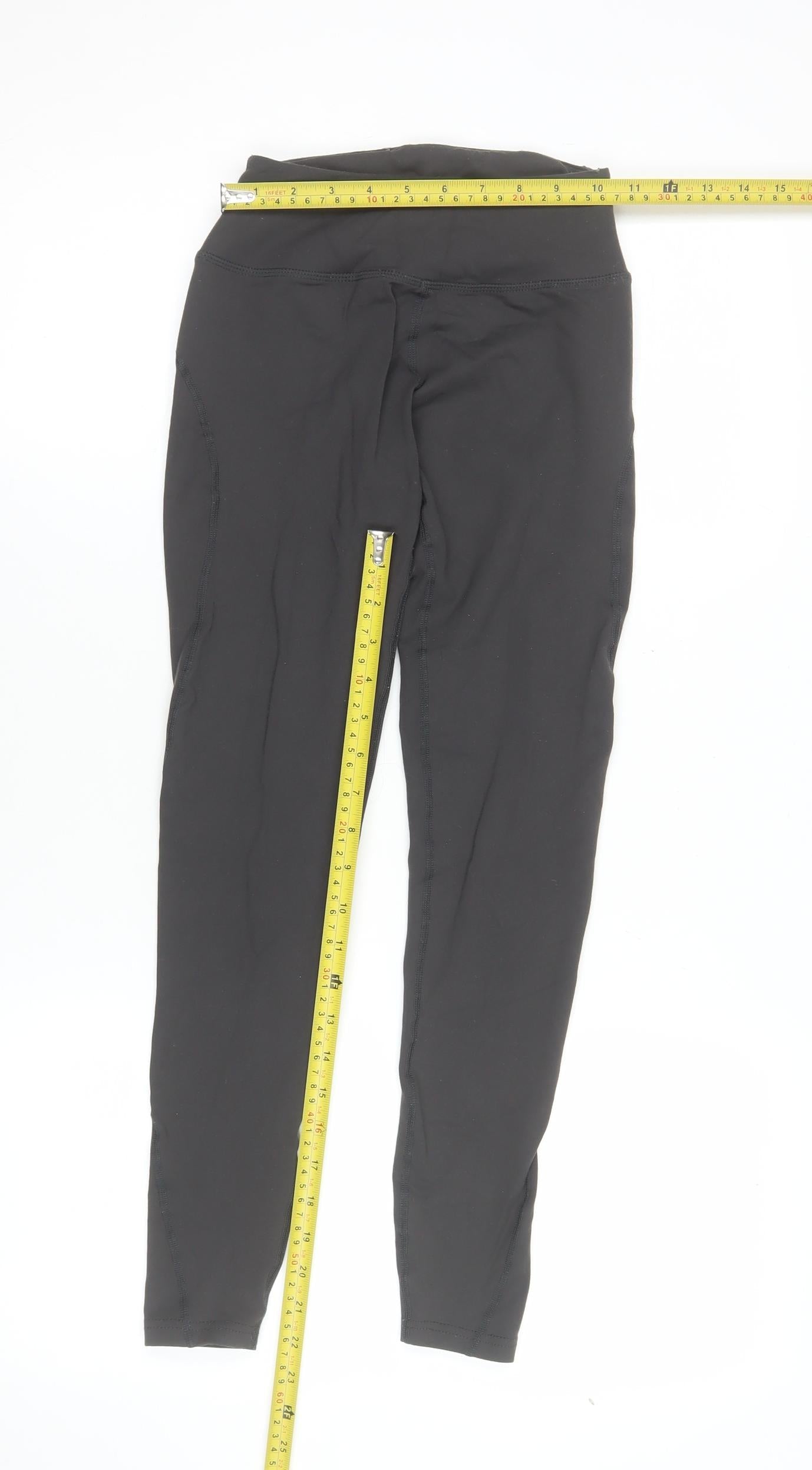 Womens UK Size XS Myprotein Slim Fit Leggings Black Leggings