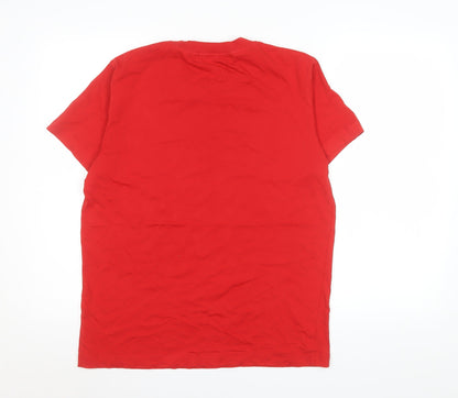 Mens UK Size M Calvin Klein Red  T-Shirt