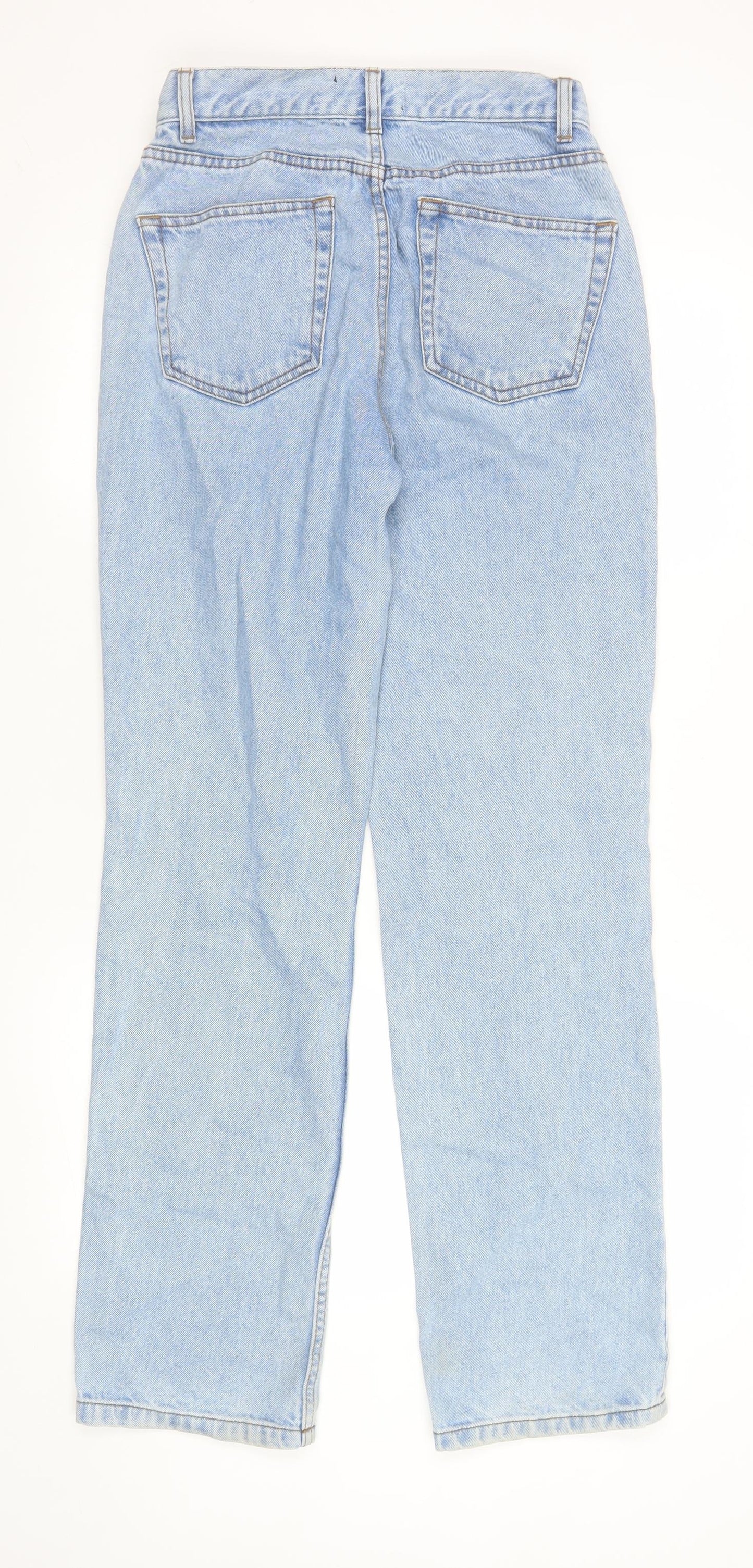 Womens UK Size S ASOS DESIGN Regular Fit Mom Blue Jeans