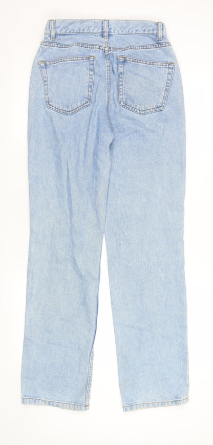 Womens UK Size S ASOS DESIGN Regular Fit Mom Blue Jeans