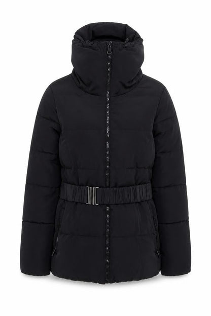 Womens UK Size 10 Dunnes Black Puffer Jacket