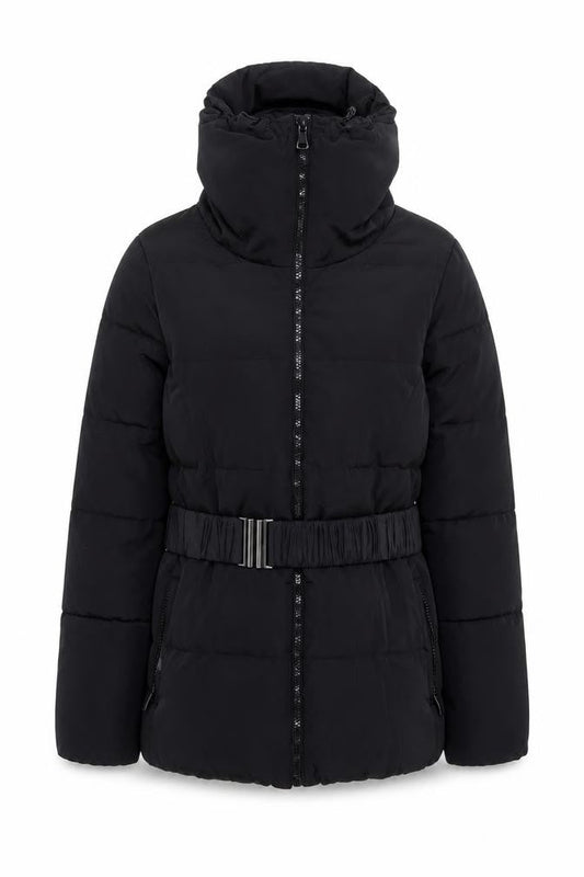Womens UK Size 10 Dunnes Black Puffer Jacket