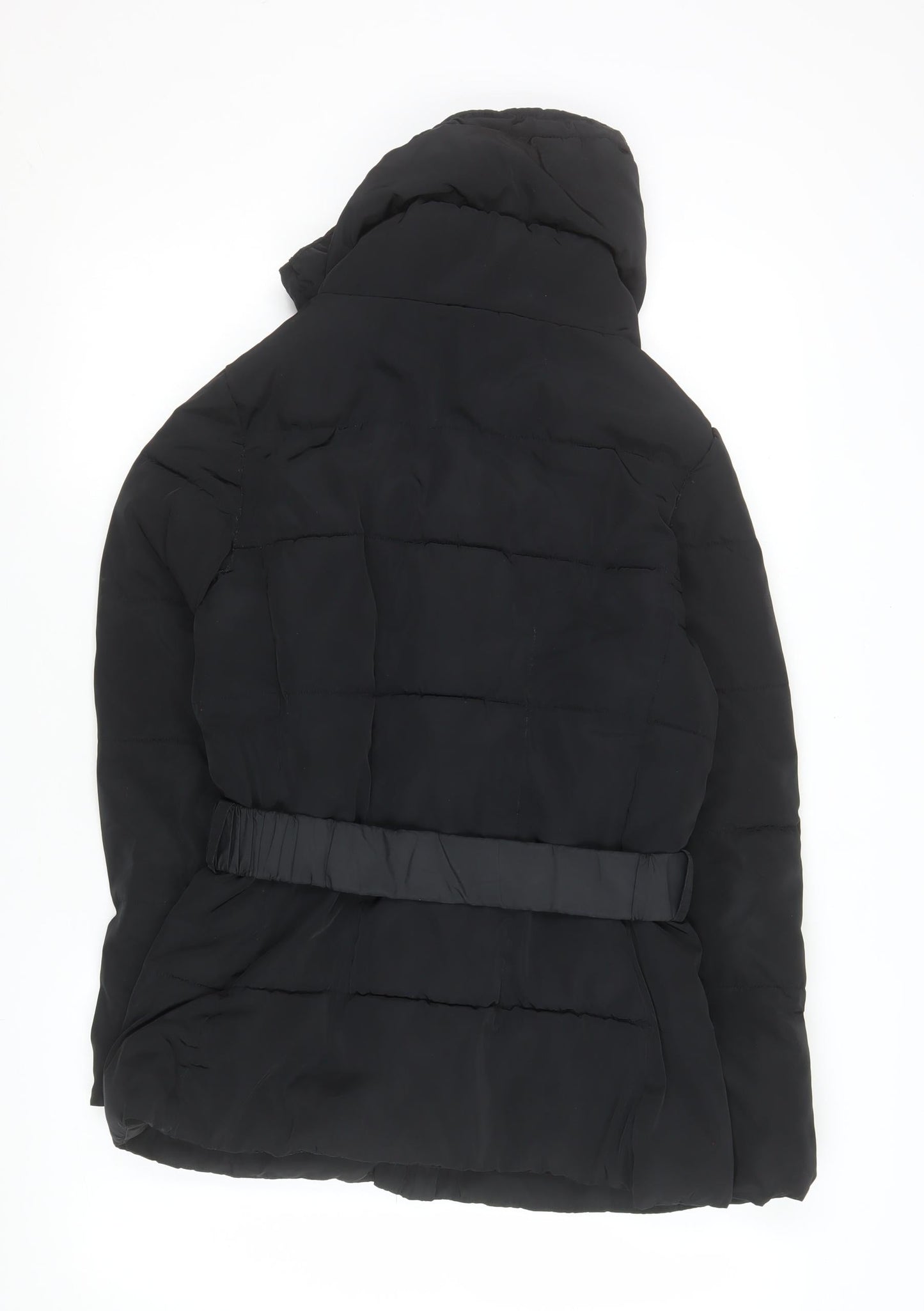 Womens UK Size 10 Dunnes Black Puffer Jacket