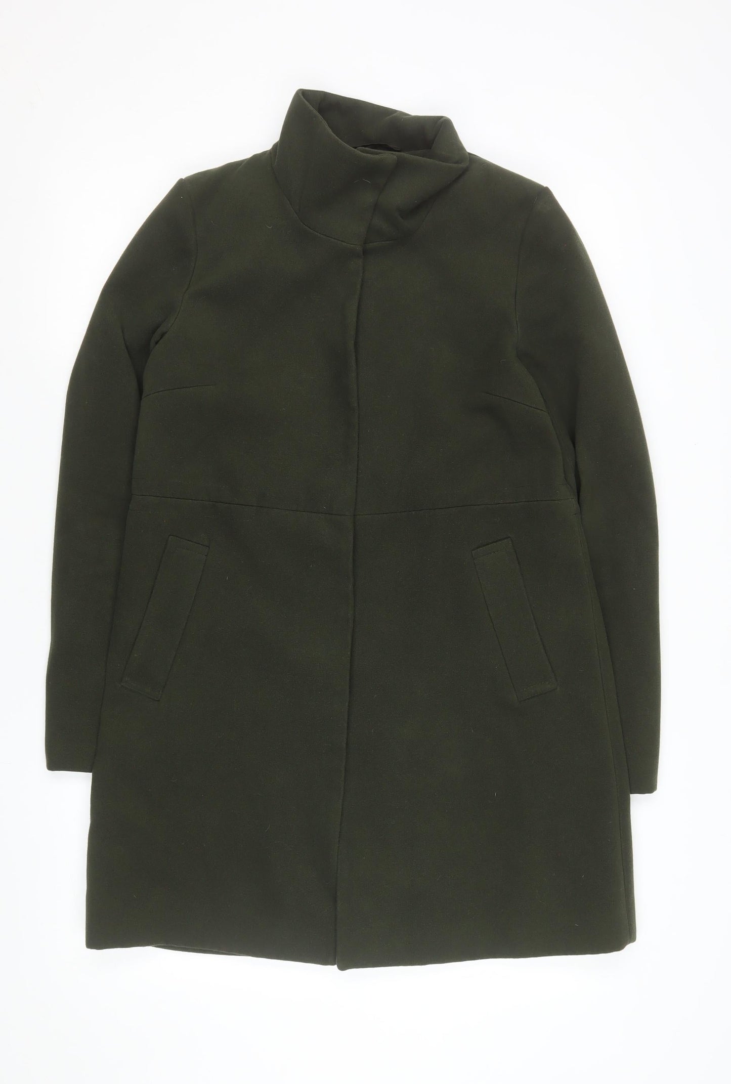 Womens UK Size 12 Atmosphere Green Overcoat