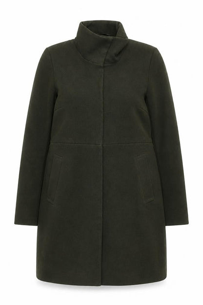 Womens UK Size 12 Atmosphere Green Overcoat
